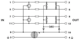 Phoenix Contact - Overspanningsbeveiliging voor data en M&R - PT 5-HF-24DC-ST 2906002 895504