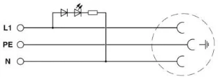 Phoenix Contact - Wandcontactdoos modulair - EO-CF/UT/LED 0804026 897031