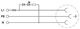 Phoenix Contact - Wandcontactdoos modulair - EO-CF/PT/LED/F/GN 0804043 897032