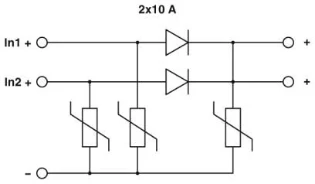 Phoenix Contact - Overspanningsbegrenzer - TRIO2-DIODE/12-24DC/2X10/1X20 2907380 899251