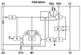 Phoenix Contact - Relais voor bewaking van veiligheidsstroomcircuits - PSR-MS45-1NO-1DO-24DC-SC 2904955 902049