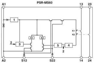 Phoenix Contact - Relais voor bewaking van veiligheidsstroomcircuits - PSR-MS60-2NO-24DC-SC 2904958 903954