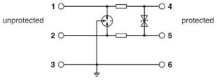 Phoenix Contact - Overspanningsbeveiliging voor data en M&R - TTC-6-1X2-24DC-UT 2906798 904086