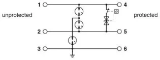 Phoenix Contact - Overspanningsbeveiliging voor data en M&R - TTC-6-2-HC-24DC-PT-I 2908439 904092