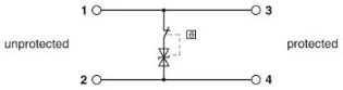 Phoenix Contact - Overspanningsbeveiliging voor data en M&R - TTC-6-TVSD-D-24DC-PT-I 2906851 906727
