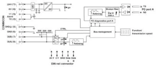 Phoenix Contact - Media converter - PSI-MOS-RS485W2/FO1300 E 2708562 908545