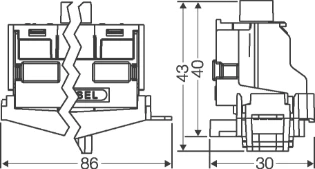 Hensel - Kroonklemmenstrook - FC PE 10 FC PE 10 911155