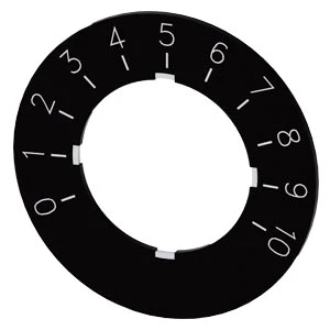 Siemens - Tekstschild voor drukknop/signaallamp - 3SU1900-0BG16-0SA0 3SU19000BG160SA0 91816