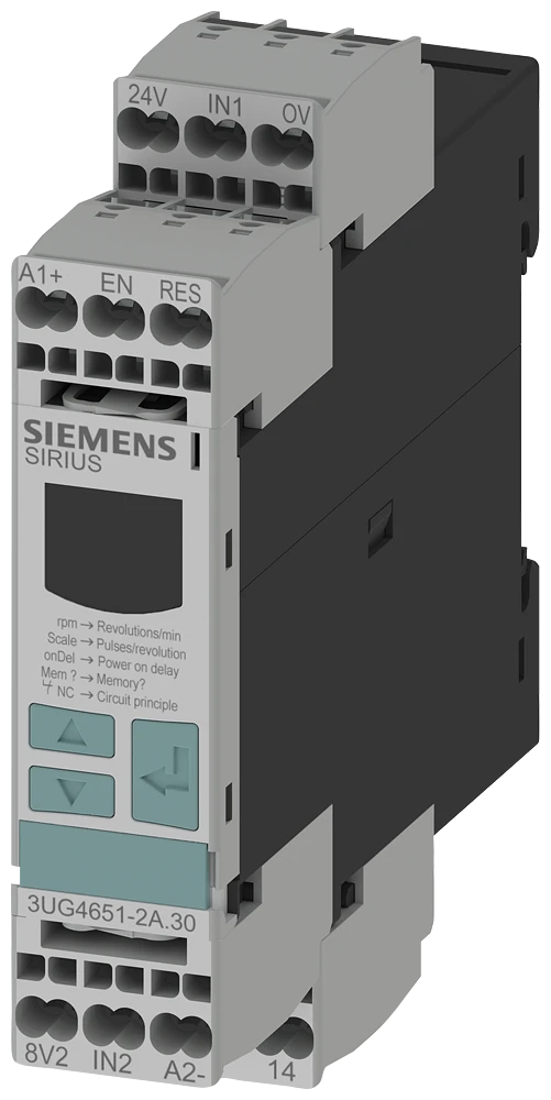 Siemens Relais voor toerental-/stilstandbewaking 3UG4651-2AA30 3UG46512AA30 940462