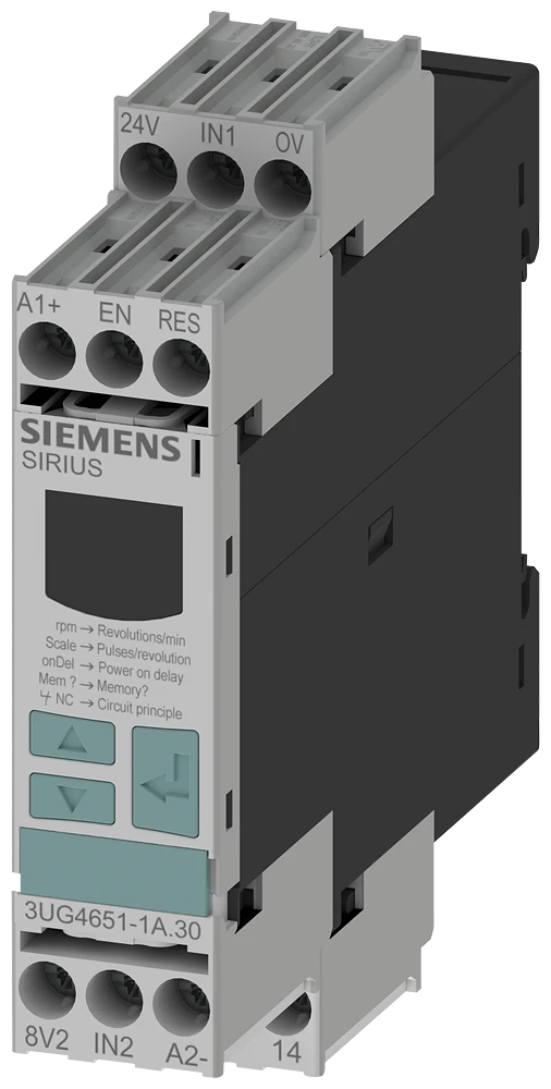 Siemens Relais voor toerental-/stilstandbewaking 3UG4651-1AW30 3UG46511AW30 940489