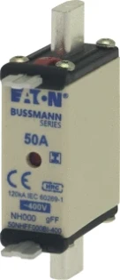 Eaton - Smeltpatroon (mes) - EATON 50Amp 400V AC GFF 000 NH FUSE 50NHFF000BI-400 94793