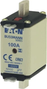 Eaton - Smeltpatroon (mes) - 100Amp 400V AC GFF 00 NH FUSE 100NHFF00BI-400 94811