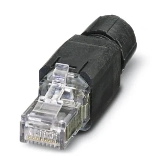Phoenix Contact - Rechthoekige connector, set (industrieconnector) - VS-08-RJ45-5-Q/IP20 BK 1658008 97779