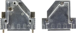 Harting - Sub-D connectorkap - InduCom 15P hood S40° w GB K scr 4- 61030010014 9956541