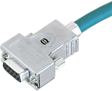 Harting Sub-D connectorkap Full metal hood 9P TS entry K scr 4 61030010010 9956845