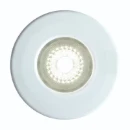 Bezel Twist Lock Round Matt 90mm Plastic White