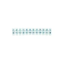Connector Strip Snap Off Screw Terminal 12 Way 2.5A White
