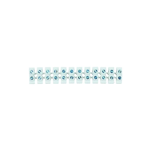 Connector Strip Snap Off Screw Terminal 12 Way 2.5A White