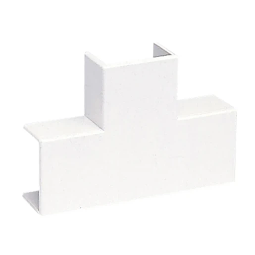 Tee Flat Moulded 25X16mm White PVC-U