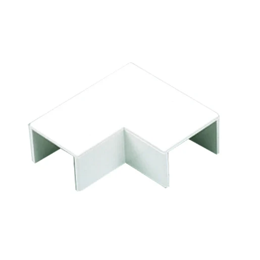 Bend Flat Moulded 40 x 25mm PVC-U White