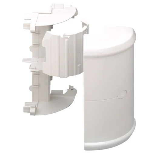 Corner Assembly Internal 2 Compartment 210 x 60mm PVC-U White