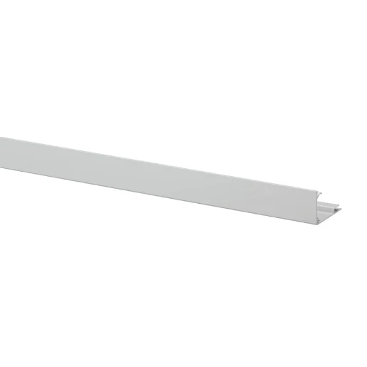 Cover Square For 3D Skirting Trunking 3m White PVC