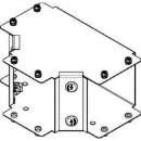 Tee 1 Comp Inside Lid Gusset 50X50mm Steel Pre-Galvanised IP30