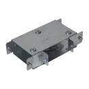 Tee 2 Comp Top Lid Square 100X50mm Steel Pre-Galvanised IP30