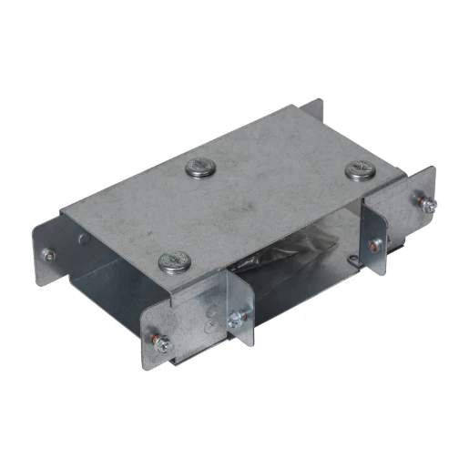 Tee 2 Comp Top Lid Square 100X50mm Steel Pre-Galvanised IP30