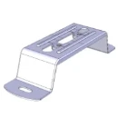Bracket Top Hat Stand Off 1 Slot 2 Nut 100mm [Pack=10]