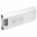 Coupler Profile 1 Single Piece 167 x 50mm White Moulded