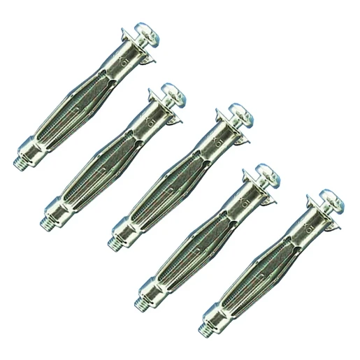 Cavity Fixing Hollow Wall Anchor M4 x 38mm for Plasterboard [Pack=25]