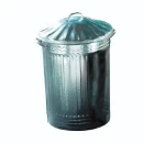 450mm Galvanised Steel Dustbin & Lid