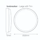 Bulkhead Round LED 325mm 1250lm 13 5W IP44 4000K White
