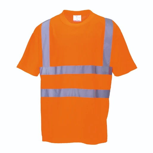 HI-Vis GO/RT Polyester T-Shirt Short Fit XL Orange