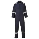Flame-Resistant AntI-Static Coverall Regular Fit XL Navy