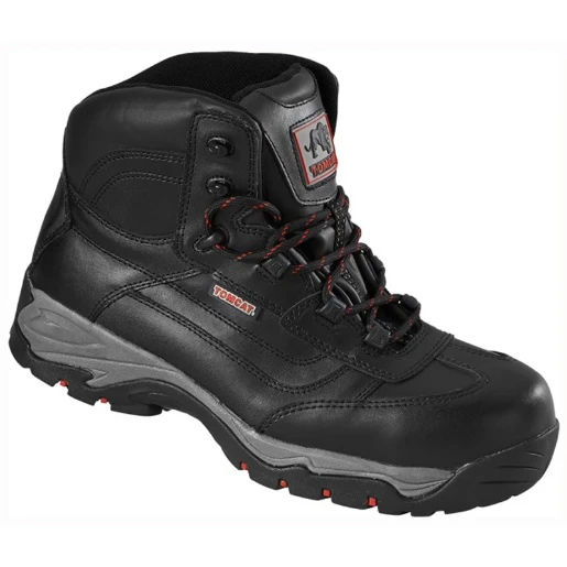 Dakota S3 Lightweight Non-Metallic Hiker Boot Size 8 Black