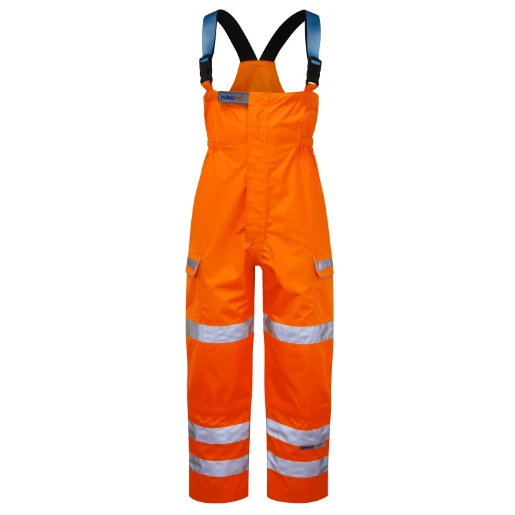 Rail Spec Foul Weather Salopette Large Orange