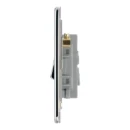 Switch Plate Intermediate 1 Gang 10A Polished Chrome