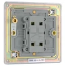 Switch Plate Intermediate 1 Gang 10A Polished Chrome