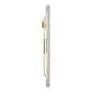 Blank Plate 1 Gang Decorative Flatplate Screwless Brushed steel