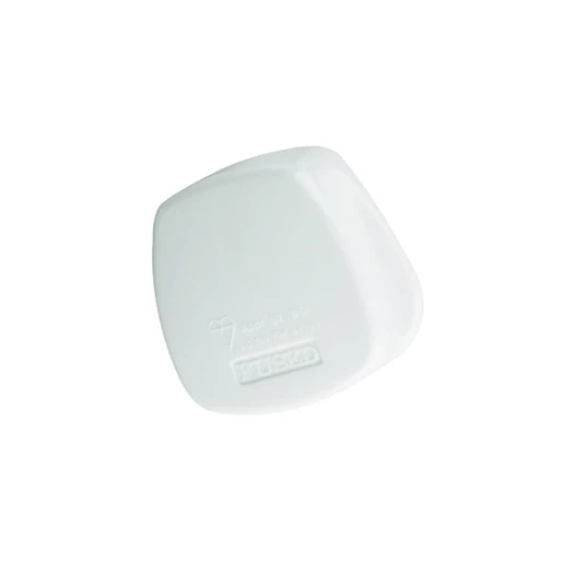 Plug Top 13A White With 3A Fuse Fitted