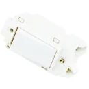Gridswitch Single Pole 1 Way 10AX Moulded White