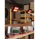 Heater Quartz Wall Mounted 3kW Black