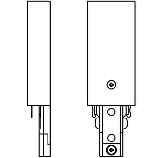 Connector Live End Surface White