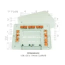 Junction Box Mbox L32 Wiring Centre 114 x 159 x 35mm