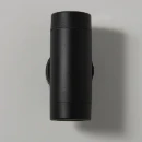 GU10 Black Aluminium Wall Light Up/Down IP65 less lamps