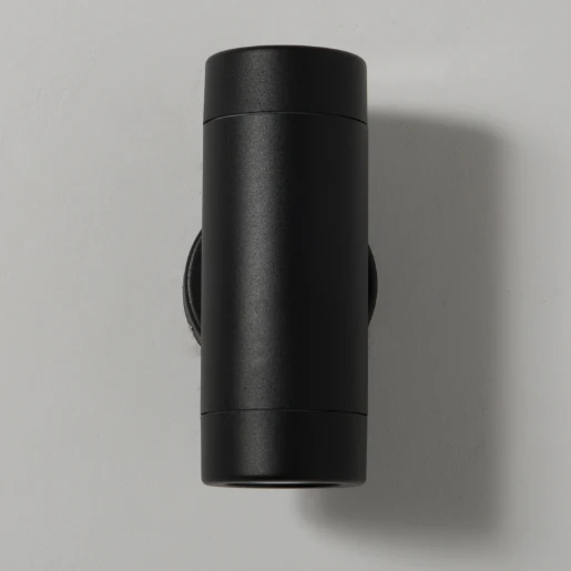 GU10 Black Aluminium Wall Light Up/Down IP65 less lamps