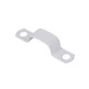 Fire Cable Saddle Clip Double 9mm White 50/Bag