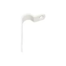 Fire Cable P Clip Single 9mm White 50/Bag